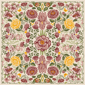Flower Wild Rag Scarf